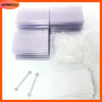 CHINHOUU 60 Pcs พลาสติกทำจากพลาสติก ที่ใส่ฉลาก 8055มม. ว่างเปล่าไม่มี ป้ายชั้นวาง เข้าคู่กัน 60ชิ้นค่ะ ป้ายป้ายกำกับ ตะกร้าใส่ของ