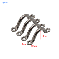 ?【Lowest price】Legend 4pcs stainless STEEL 316สายรัดตา Saddle CLIP Boat Yacht เรือ Doorknob