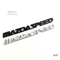 JC | 1 X โลหะ MAZDASPEED MAZDA SPEED ตัวอักษรรถหลังสัญลักษณ์ลำต้นรูปลอกตราสติกเกอร์สำหรับ MAZDA