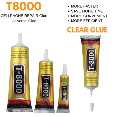 15/ 50/110ML Universal DIY Glue T-8000 SUXUN T8000 Glue Clear Contact Phone Repair Glass Plastic Adhesive Adhesives Tape