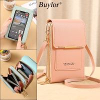 Buylor Womens Bag 2022 Touch Screen Cell Phone Purse Wallets Soft Leather Strap Handbag Female Crossbody Shoulder Bags of Women Cross Body Shoulder B