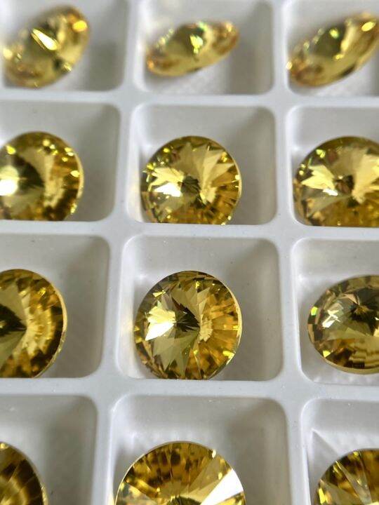 gm-crystal-3019-crystal-rivoli-amber-12mm-aaa-diy-5pc-pack