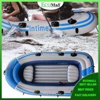 Intime Kayaking - 3 คน PVC ยาง Dinghy เรือพองหนาแบบพกพาเรือคายัคตกปลาเบาะเรือสำหรับเรือ Intime Kayaking - 4 Person PVC Rubber Dinghy Inflatable Boat Thickened Portable Kayak Fishing Boat Cushion for Boats