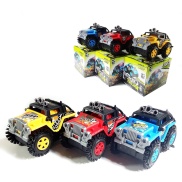 Mô hình xe ô tô địa hình Crazy Racers CHẠY PIN  có bánh răng cao su cho bé