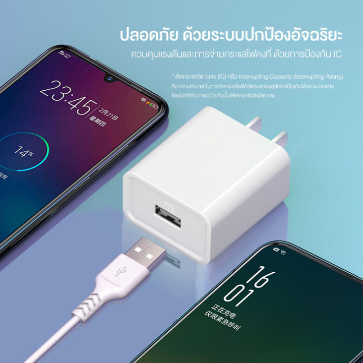 peston-k2-smart-charging-kit-type-c-white-ชุดชาร์จโทรศัพท์-2-4a-สีขาว-ของแท้-ประกันศูนย์-3เดือน-type-c