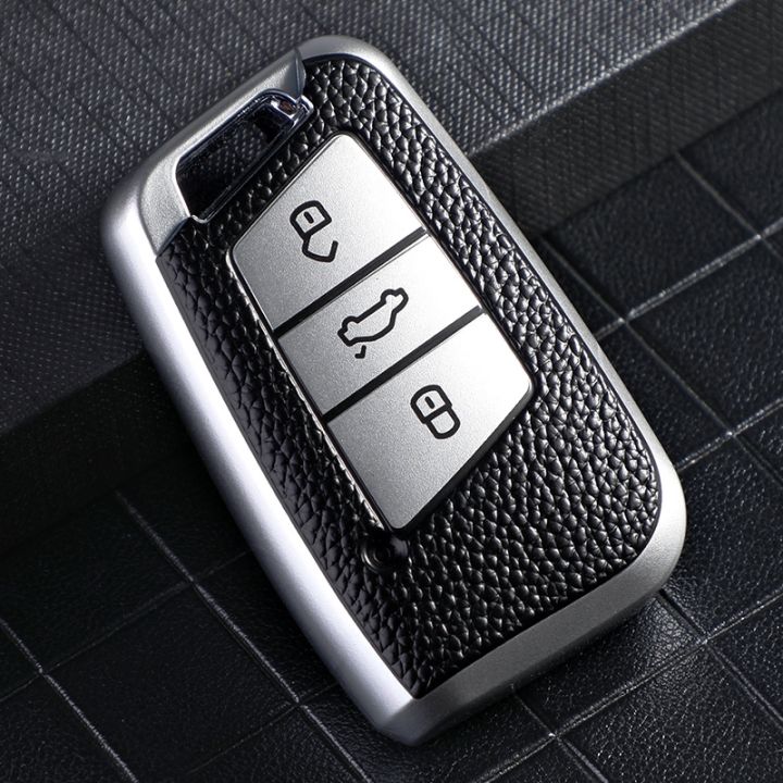 npuh-tpu-car-accessories-key-cover-case-for-volkswagen-vw-golf7-mk7-tiguan-for-skoda-octavia-kodiaq-karoq-golf-4-5-keychain