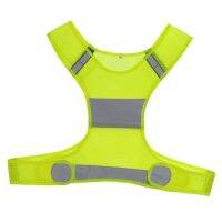 High Visibility Reflective Running Vest Jogging Walking Stripes Jacket