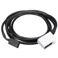 AUX USB สวิตช์ซ็อกเก็ต + AUX &amp; สาย USB สำหรับ BMW E60 E61 E63 E64 E87 E90 E70 F25