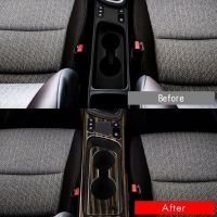 1Set Car Center Console Water Cup Holder Decoration Cover Trim Sticker for Yaris 2022 RHD