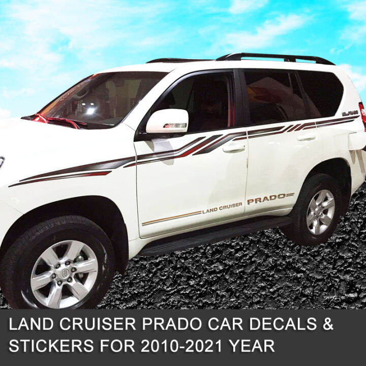 land cruiser Prado Car Decals new overlord 2700 car body color bar