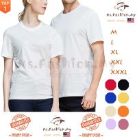 READY STOCKCouple T-shirt Short sleeved Crew neck T-shirt female summer slim Lovers t-shirt wild bottoming shirt