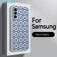 Guyon เคส Samsung Galaxy S20 S21FE S22 S21U + S22อัลตร้า5กรัมดีไซน์ใหม่ ด้าน TPU สีเงินฝ้ากันตกแบบย้อนยุคพร้อมเคสชุบโลหะเงินด้วยไฟฟ้า