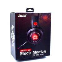 OKER M2 Black Mamba Gaming Headset 7.1 USB หูฟังเกมมิ่ง ระบบรอบทิศทาง