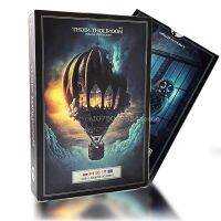 Oracle Deck ไพ่ทาโรต์คุณภาพสูง12X8cm ภาษาอังกฤษทนทานการทำนายอักษรรูนต้นฉบับขนาดใหญ่พร้อมหนังสือแนะนำไพ่ทาโรต์กระดาษ