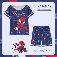 Spiderman Summer Pajamas Kids Boys Clothing Sets Children Fashion Pyjamas Sleepwear Toddler Pijamas Set Top Pants Kids Pajamas