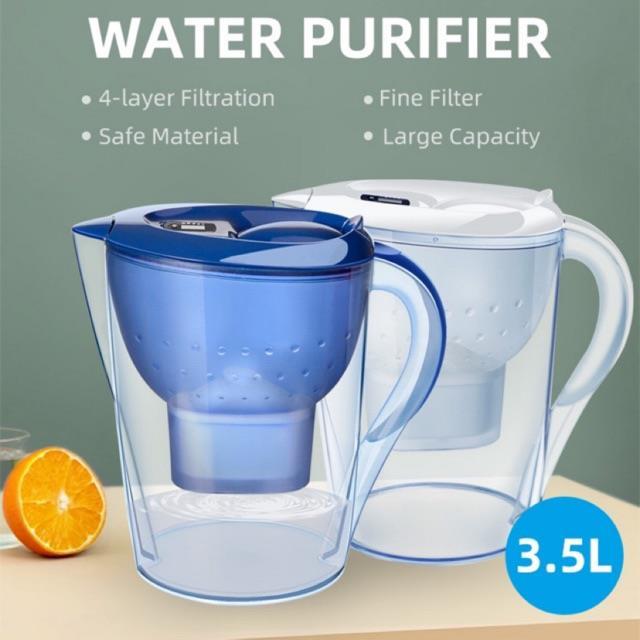 3.5L Premium Alkaline Water Pitcher Pure Healthy Mineral with 1 Free 4 ...