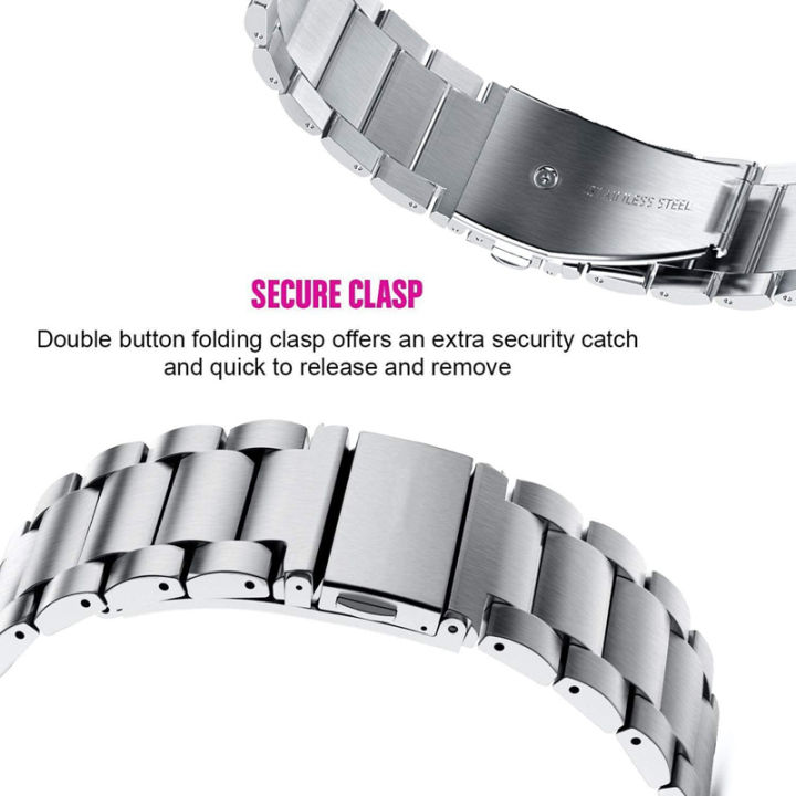 Safeseed Smart Watch Metal Strap Loop Replacement Band 42mm 44mm