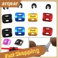 ARQEAR529453 1/2/5ชิ้นตัวแปลงสายเคเบิลคุณภาพสูงอุปกรณ์เสริมสำหรับการขี่จักรยานกลางแจ้งหัวเข็มขัดท่อน้ำมันรูปตัว C คลิปหนีบเบรกอะไหล่ที่นั่งจักรยาน