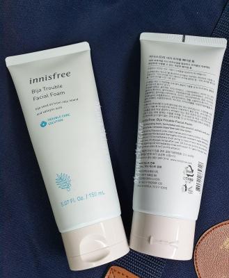 📢พิเศษ Exp.2025-2026 !!(1ชิ้น) โฟมลดปัญหาสาเหตุสิวขึ้น Innisfree Bija Trouble Facial Foam 150ml  หน้าสว่างกระจ่าv ลดปัญหาผด/o6ดตัน/อักเสบ/รอยขoงสิวด่างดำ