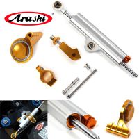 Arashi 1 Set For YAMAHA YZF R6 2006 - 2012 Steering Stabilizer Damper Bracket Mount Kit Motorcycle YZF-R6 2007 2008 2009 2010