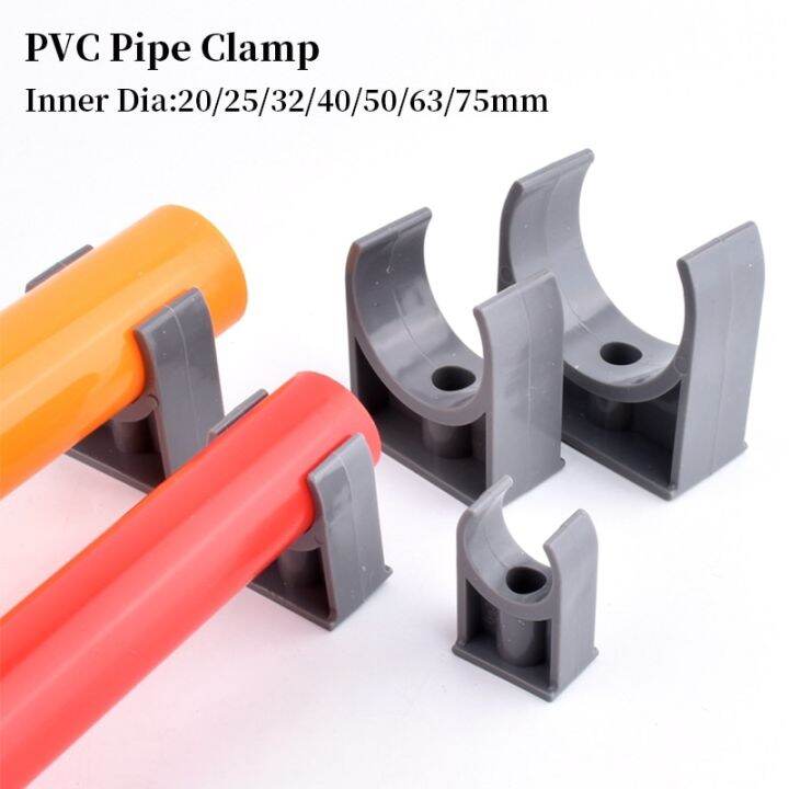 PVC Pipe Clamps I.D 2075Mm UType Plastic Pipe Clip Tube Support