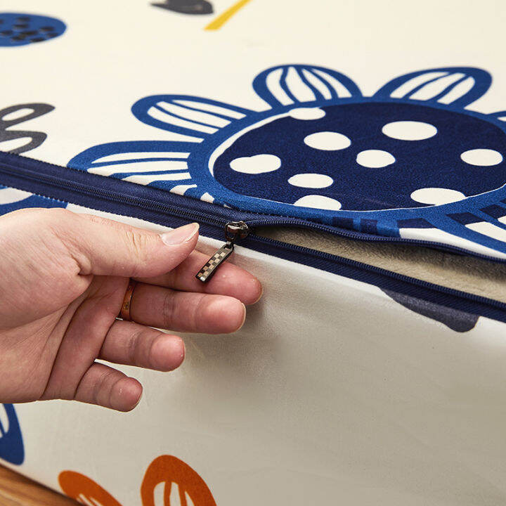 All Inclusive Bed Cover With Zipper 6 Sides Covered Bedspreads