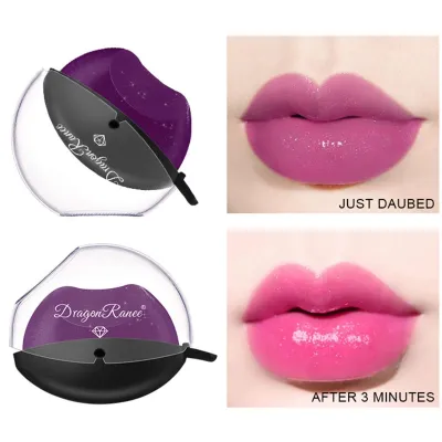 Color Changing Lazy Lipstick Lip-shaped Lipstick Moisturizing Temperature Change Lip Gloss Waterproof Long Lasting Nonstick Cup
