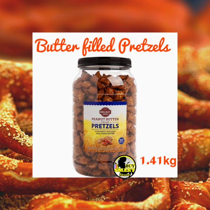 Wellsley Farms Peanut Butter Filled Pretzels 1.41kg Lazada PH