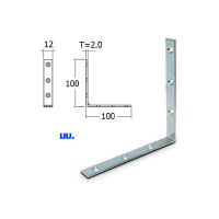 เหล็กฉาก 12x100x2 mm. เหล็กฉากรับชั้น ฉากรับชั้นวางของ เหล็กตัวแอล เหล็กติดเฟอร์นิเจอร์ เหล็กฉากหนา เหล็กฉากสีเงิน S165 FT