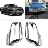 Chrome Car Rearview Mirror Side Cover Molding Trim For Dodge Ram 1500 2019 2020 2021 2Pcs