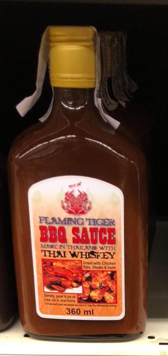 Flaming tiger BBQ Sauce thai whiskey
