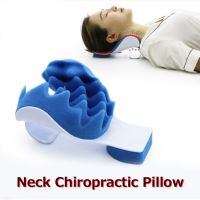 Neck Support Pillow Relaxer Shoulder Chiropractic Pillow Traction Stretcher Device Cervical Spine Therapeutic Spine Alignment