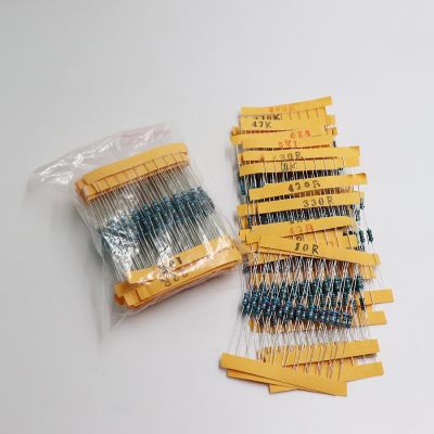【LZ】 300Pcs 10 -1M Ohm 1/4w Resistance 1  Metal Film Resistor  Assortment Kit Set 30Kindsx10pcs 300PCS Free Shipping
