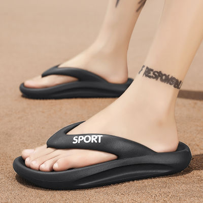 Summer Non Slip Slippers Men Beach Sandals Men Slippers Bathroom Outdoor Quick Dry Wading Sandals Women Soft Sole Flip Flops