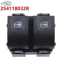 ใหม่254118032R 10132089ปุ่มสวิทช์กระจกไฟฟ้าสำหรับ Dacia Duster Sandero