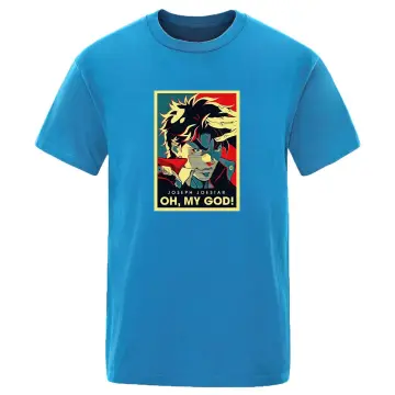 Jojo Bizarre Adventure T-Shirt Men Camiseta T Shirt Fashion 80s