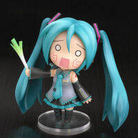 (ร้อน) H Atsune Miku Kawaii รูปการกระทำ Q Posket 10เซนติเมตรเปลี่ยนใบหน้าคอลเลกชันหลายอุปกรณ์เสริมรุ่นตุ๊กตาของขวัญสำหรับแฟนของเล่น