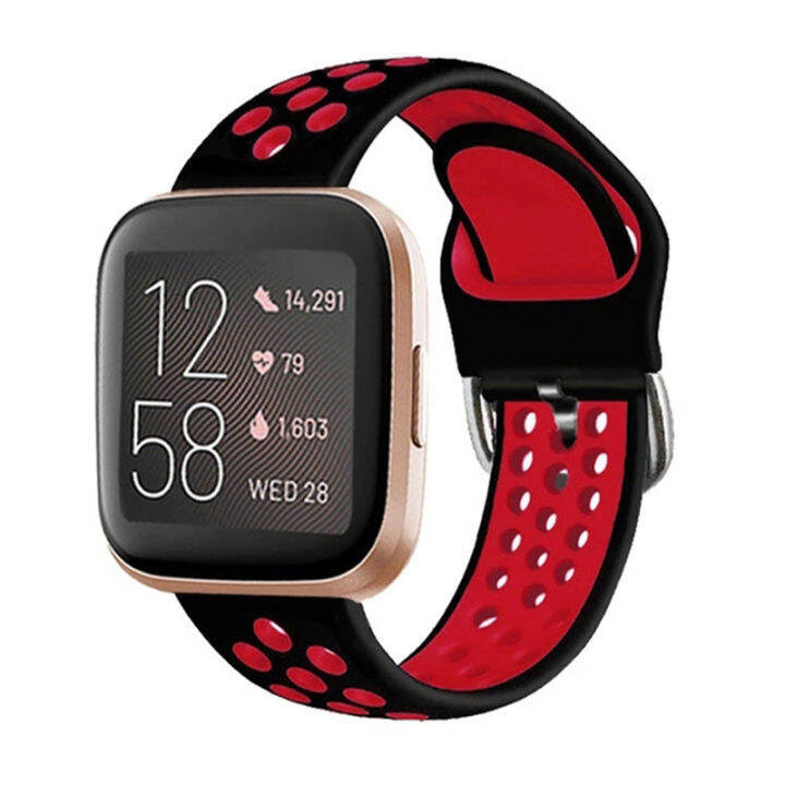 hotsilicone-watch-band-เข้ากันได้กับ-fitbit-versa-2-fitbit-versaversa-lite-ผู้ชายผู้หญิง-breathable-sport-เปลี่ยนสายนาฬิกา