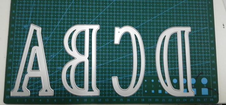 26pcsset A-Z Alphabet Letter Words 10cm Metal Cutting Dies DIY Handmade Scrapbook Craft Make Cards Embossing Paper New Hot Sale