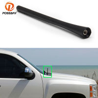 Car 7 Inch Short Black Antenna Mast Radio AMFM Signals Aerials Universal for Jeep Chevy Silverado GMC Sierra Exterior Parts