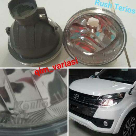 Foglamp Fog Lamp Cover Lampu Batok Lampu Rush Terios Lazada Indonesia