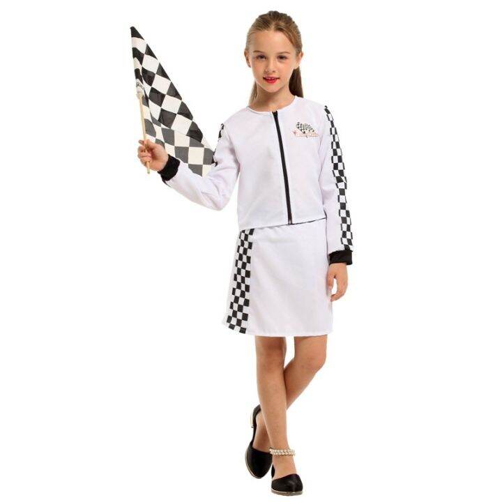 Racer Girl Costume/Race Car Racing Costume for Girls Lazada PH