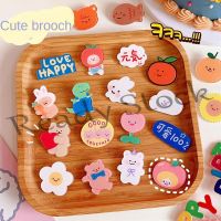 【hot sale】 ❂▬ B36 Cute Japanese Creative Cartoon Acrylic Brooch Girl Accessories Clothes Bag Pendant Badge Pin