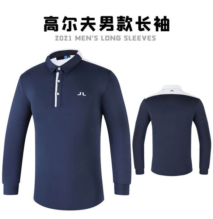 odyssey-le-coq-southcape-honma-master-bunny-callaway1-j-lindeberg-taylormade1-golf-clothing-mens-long-sleeved-t-shirt-ball-clothes-top-sports-casual-quick-drying-polo-shirt