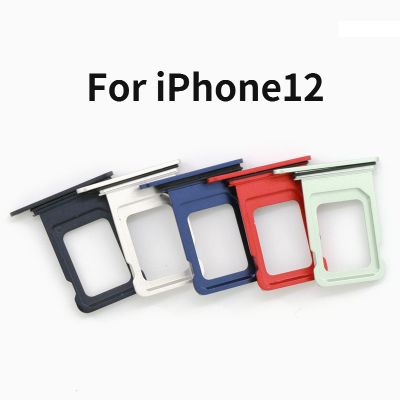 Dual SIM Card Holder For Apple iPhone 12 iPhone12 Simcard Slot Metal Sim Card Tray simcard adapter With Open Eject Pin Key