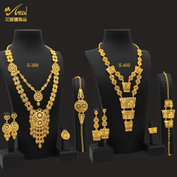 Gold jewellery set sale for bride with price