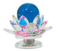 ดอกบัวบูชา Lotus Crystal Bal ลูกแก้วพญานาค 7 สี บูชาเสริมสิริมงคลอำนาจบารมี BUD-032