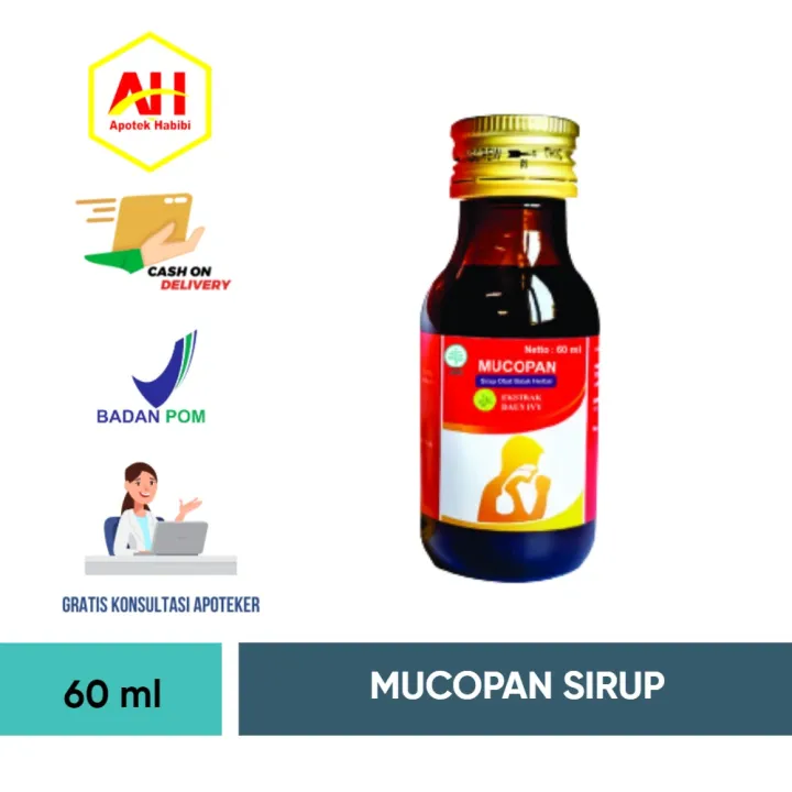 MUCOPAN MUKOPAN MUSOPAN MUCOFAN MUCOFAN SIRUP 60ML OBAT BATUK BERDAHAK ...