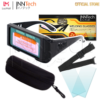 InnTech แว่นตาเชื่อม แว่นเชื่อมปรับแสงออโต้ เชื่อมได้ทั้งวันไม่ปวดตา ได้ทั้งสวมและคาดหัว แถมฟรี! กระจกกันรอย 2 แผ่น