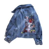 Ladies denim jacket 2021 new spring and autumn Korean loose loose autumn and winter all-match casual bf wind jacket denim jacket